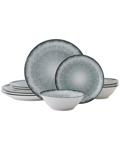 Mikasa Matteo 12pc Dinnerware Set In Gray