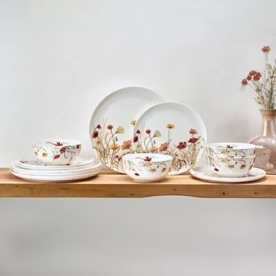 Mikasa Meadow Serenade 12-piece Dinnerware Set, Service For 4 In Assorted