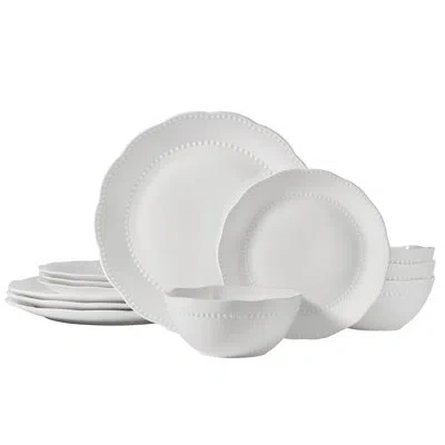 Mikasa Nova 12-piece Dinnerware Set, Service For 4 In White