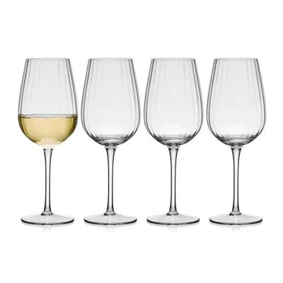 Mikasa Optic 15-oz White Wine Glasses, Set Of 4 In , 15 Oz. In Clear