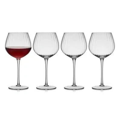 Mikasa Optic 15-oz White Wine Glasses, Set Of 4 In , 19 Oz. In Clear