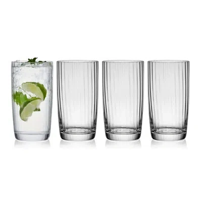 Mikasa Optic 18-oz Highball Glasses, Set Of 4 In Clear