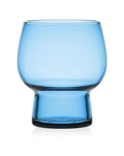 Mikasa Phoebe 14oz Double Old Fashioned Glasses In Blue