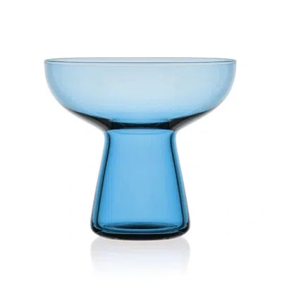 Mikasa Phoebe 18 Oz. Margarita Glasses In Blue