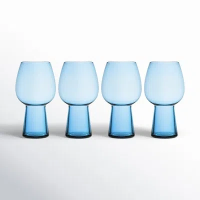 Mikasa Phoebe 19 Oz. Beer Goblets In Blue
