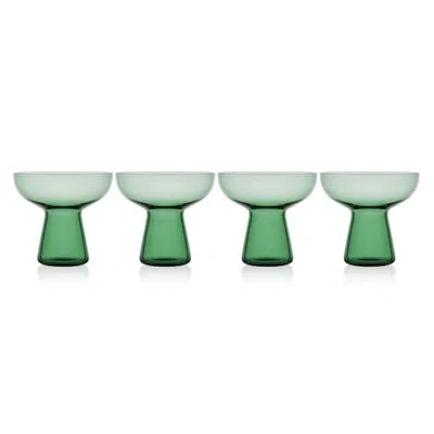 Mikasa Phoebe Margarita Glasses In Green