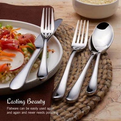 Mikasa Ramsey 20 Piece Flatware Set, Service For 4, 18/0 Stainless Steel