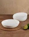Mikasa Samantha Pasta Bowls, Set Of 4 In White