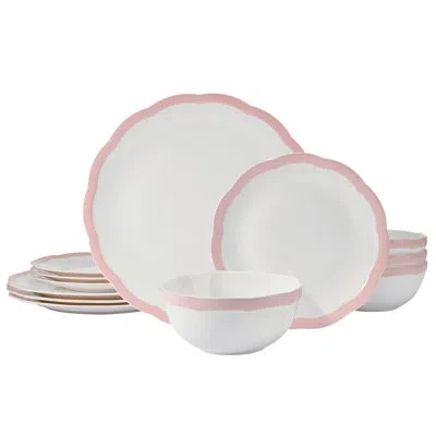 Mikasa Seraphine 12-piece Dinnerware Set, Service For 4 In Pink