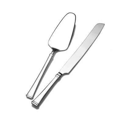 Mikasa Stanton 2-piece Stainless Steel Cake Set