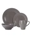 Mikasa Swirl 4 Piece Place Setting In Brown