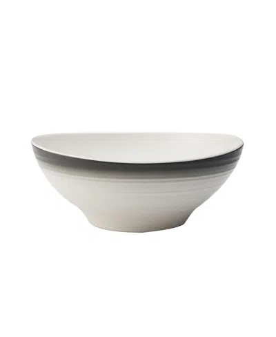 Mikasa Swirl 9.75" Vegetable Bowl In Gray