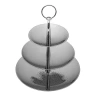 Mikasa Textured 3-tier Server In Silver