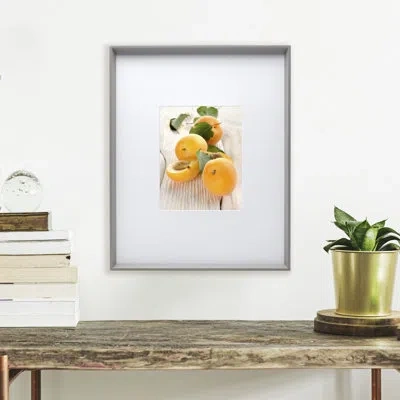 Mikasa Towle Living Picture Frame Displays 8 X 10 Photos 16 X 20 Without Mat, 16x20-matted 8x10, Gray
