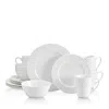 Mikasa Trellis White 16-pc. Dinnerware Set, Service For 4 In White