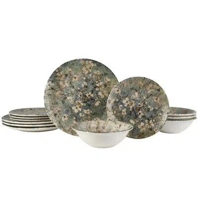 Mikasa Weathered 12-piece Dinnerware Ser, Service For 4 In Blue