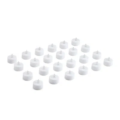 Mikasa White Led Tea Lights, Set Of 24
