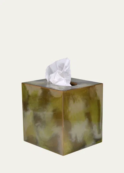 Mike & Ally Elan Boutique Tissue Box Cover, Green