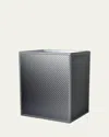 Mike & Ally Le Mans Wastebasket & Liner In Gray