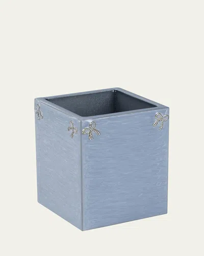 Mike & Ally Lola Pave Bows Makeup Brush Holder In Wintersky/ Silver