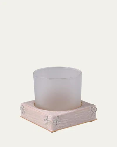 Mike & Ally Lola Pave Bows Square Tumbler In Moonglow/ Gold