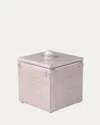 Mike & Ally Lola Pave Bows Tall Square Container In Moonglow/ Gold