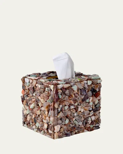Mike & Ally Mojave Boutique Tissue Box Cover In Multi