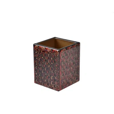 Mike & Ally Atlantic Bronze Brush Holder In Brown
