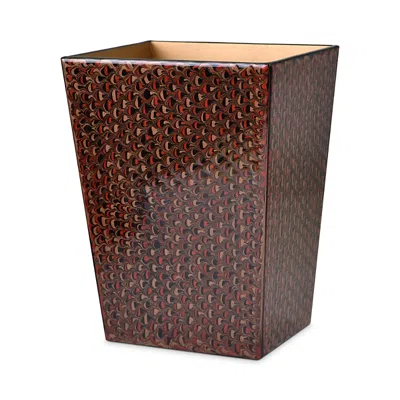 Mike And Ally Atlantic Bronze Waste Basket In Brown