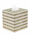 Mike & Ally Biarritz Boutique Tissue Box With Swarovski Crystals, Gold In Gold