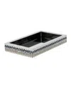 Mike & Ally Biarritz Small Tray With Swarovski Crystals, Silver In Silver