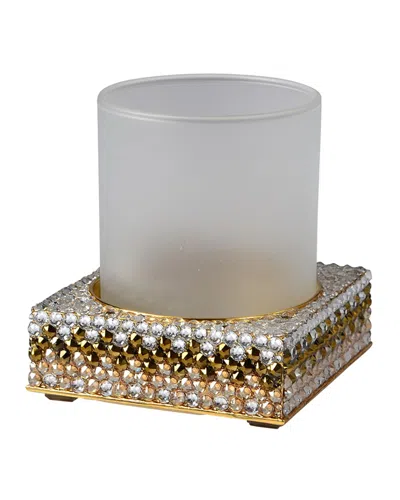 Mike & Ally Biarritz Tumbler With Swarovski Crystals, Gold