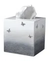 Mike & Ally Breeze Boutique Tissue Box Cover In Gray/silver