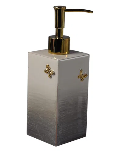 Mike & Ally Breeze Box Pump Dispenser In Yellow/brown