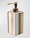 Mike & Ally Catalina Box Pump Soap Dispenser In Gray