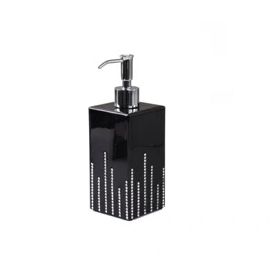 Mike & Ally Cher Black Soap Dispenser Pump – Modern Luxury Refillable Lotion & Liquid Soap Dispenser