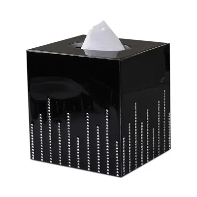Mike And Ally Cher Black Tissue Box
