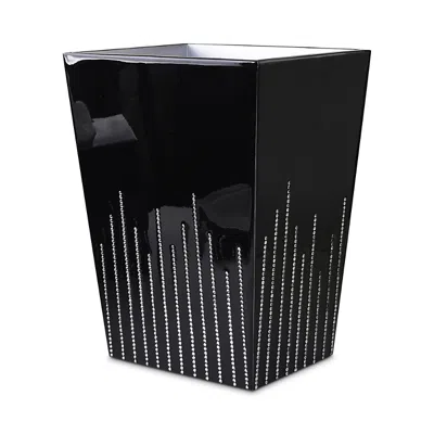 Mike And Ally Cher Black Waste Basket