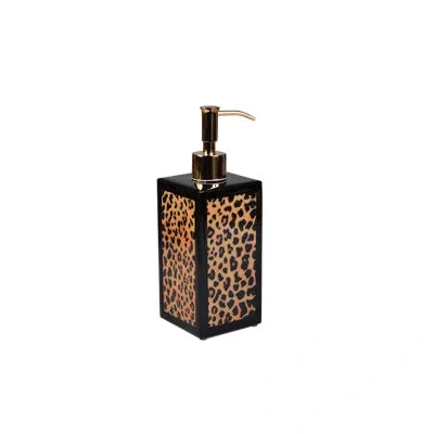 Mike & Ally Congo Soap Dispenser Pump – Luxury Hand-crafted Refillable Lotion & Liquid Soap Dispenser In Brown