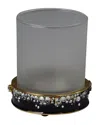 Mike & Ally Duchess Tumbler In Black/gold