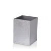 Mike And Ally Eos Gold Leaf Brush Holder In Silver