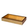 Mike And Ally Eos Gold Leaf Vanity Tray