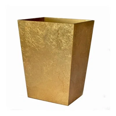 Mike & Ally Eos Waste Basket - 3 Gallons In Gold