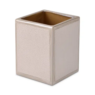 Mike And Ally Faux Shagreen Putty Brush Holder In Animal Print