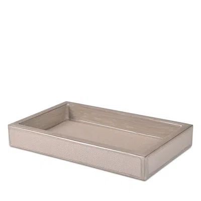 Mike And Ally Faux Shagreen Putty Tray In Neutral