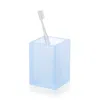 Mike And Ally Frost Sky Brush Holder In Frosted Blue