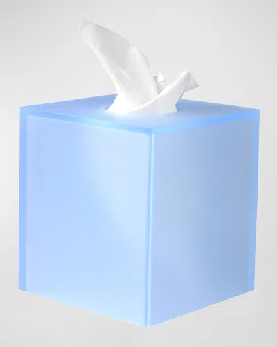 Mike & Ally Frosted Ice Boutique Tissue Box Cover In Frosted Sky