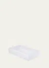 Mike & Ally Frosted Ice Small Vanity Tray In Frosted Snow
