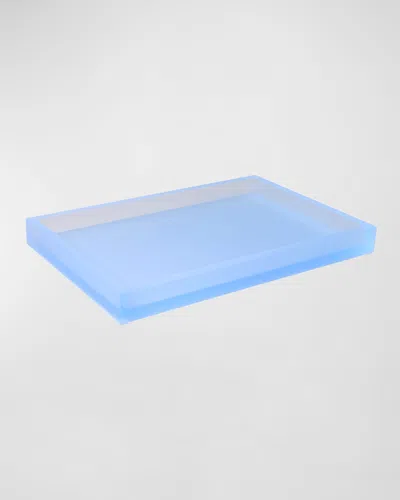 Mike & Ally Frosted Ice Vanity Tray In Frosted Sky
