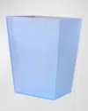 Mike & Ally Frosted Ice Wastebasket And Liner In Frosted Sky